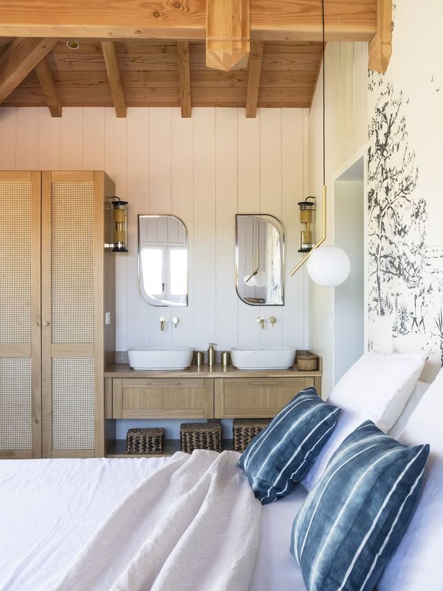 Une chambre reposante à l'esprit vacances : l'inspiration du Cap Ferret