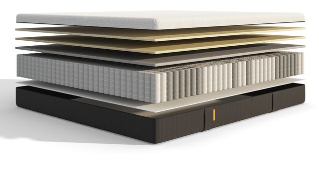 Les différentes couches du matelas Hybride II s'allient pour créer un couchage idéal.